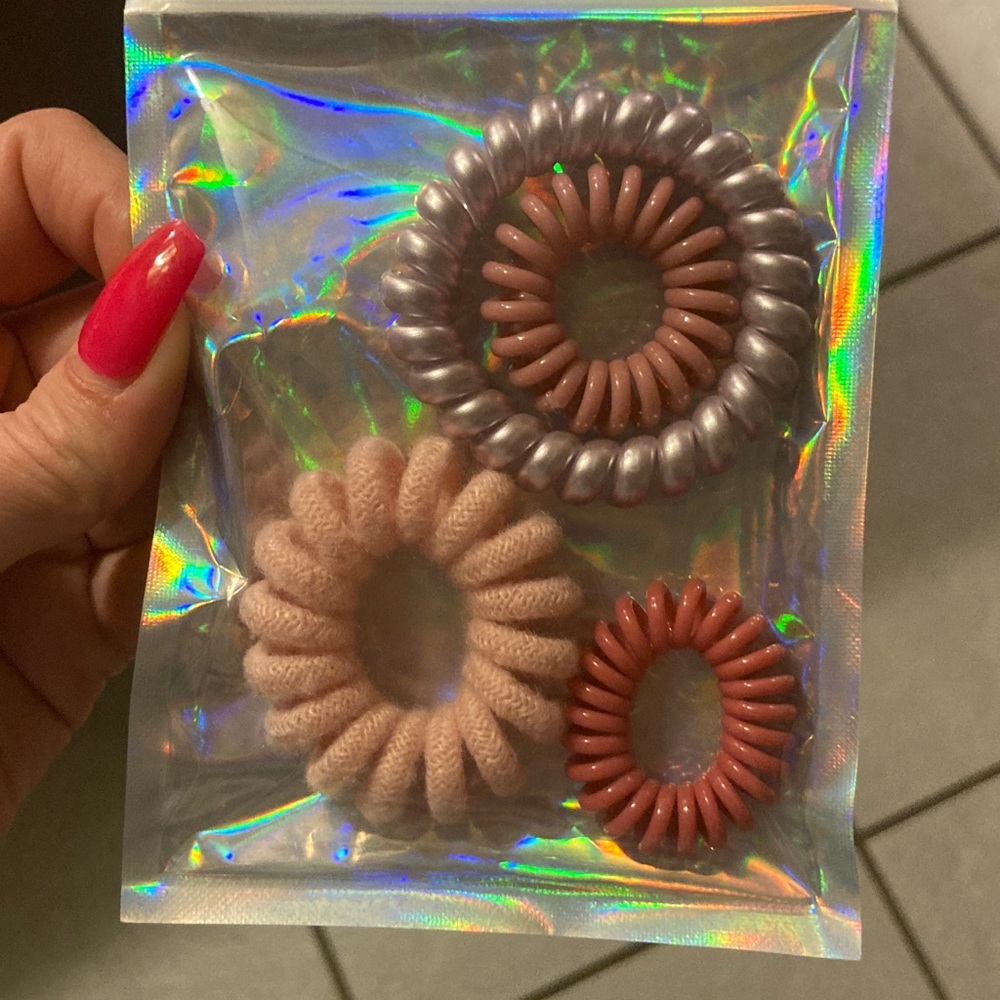 No Boundaries Pink and Purple Hair Ties